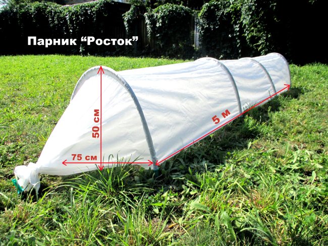 Парник Росток 4х0,5х0,75 м в Кургане